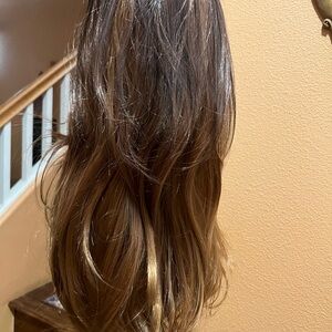 24” Synthetic Natural Looking Brown Ombre, Layered Wig  Classy and Beautiful
